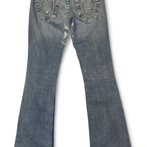 True Religion Blue Flare Jeans Size 25